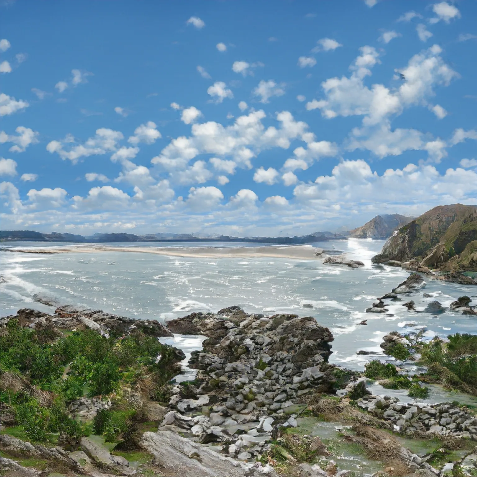 a simualated vacation image produced by a GAN